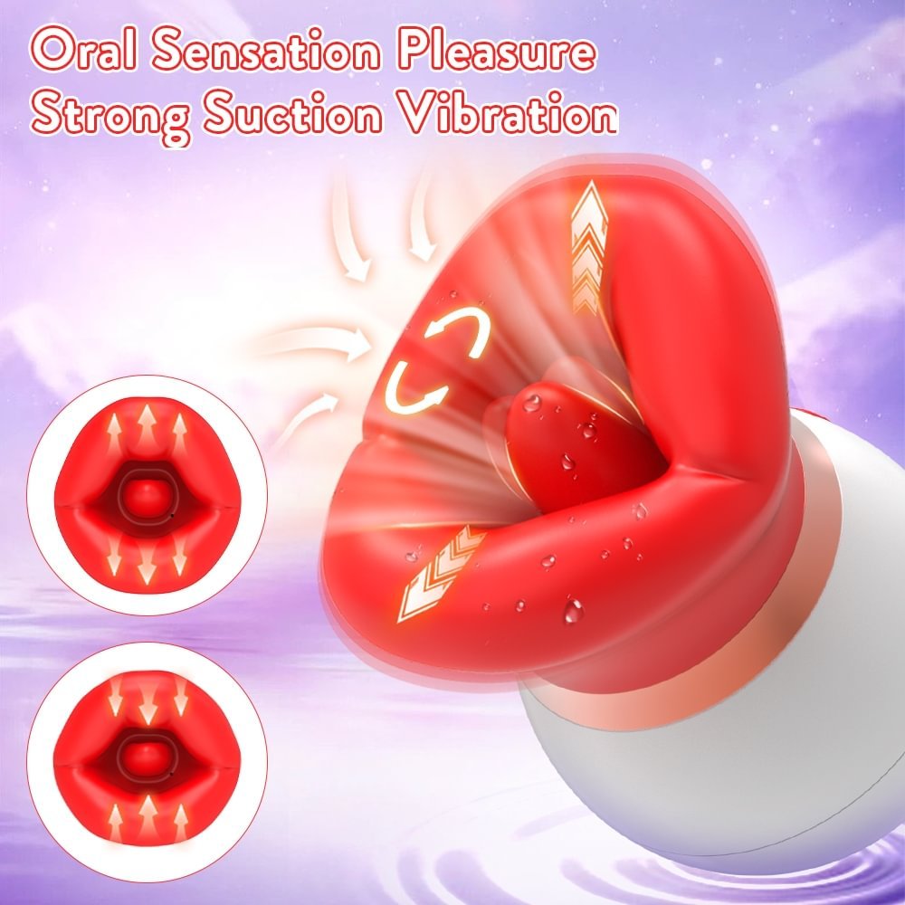 Elegant rose design: a warm and comfortable vibrator